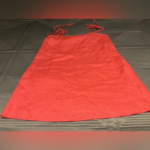 Reformation Aubree linen Mini Dress Size M - Picture 4 of 10
